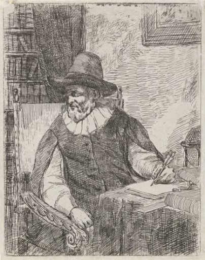 Man in a study
