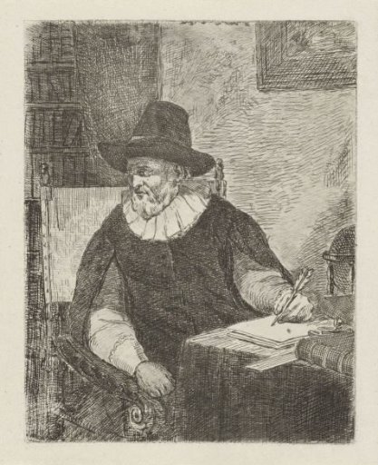 Man in a study