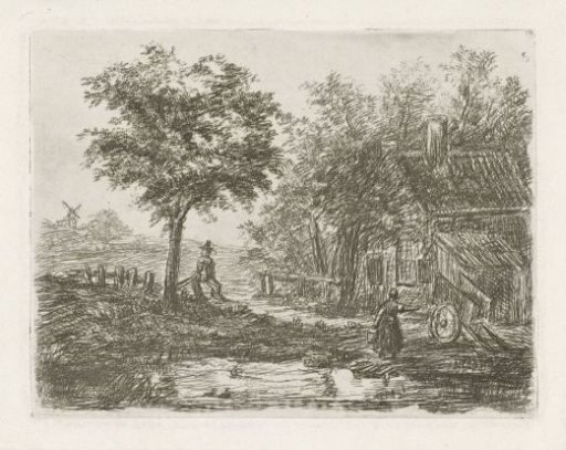Farmhouse by the water