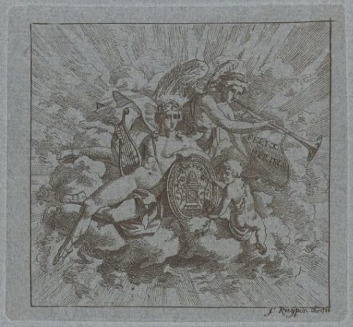 Allegorical composition on Felix Meritis