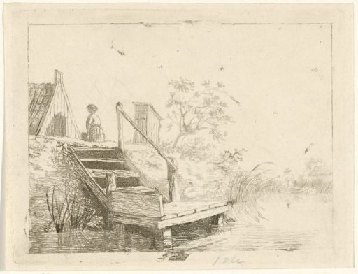 Staircase by the water