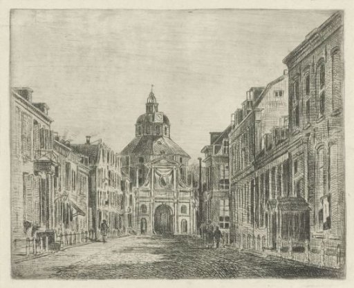 View of the Wittevrouwenpoort in Utrecht