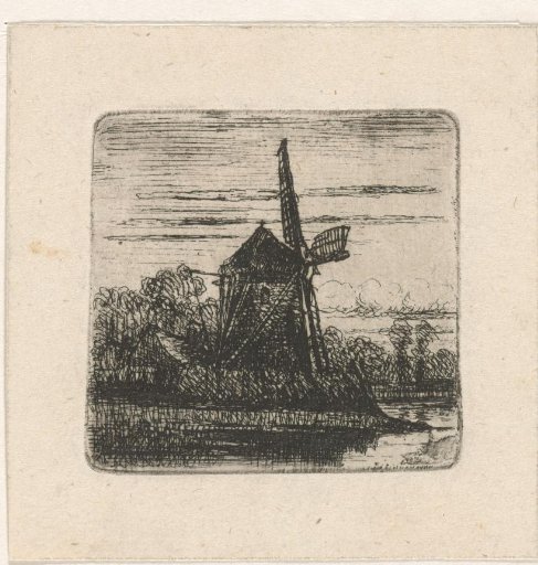 Mill on a river