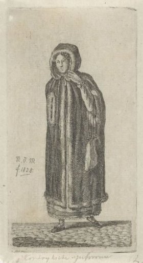Woman with a cloak