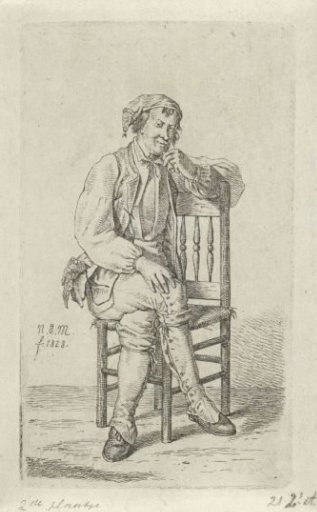 Man on a chair