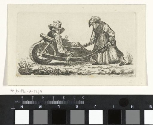 Drunkard in a wheelbarrow