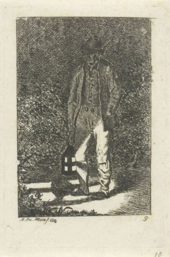 Man with a lantern