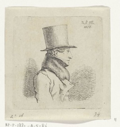 Man with a tall hat