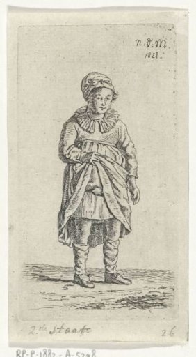 Girl lifting her skirt