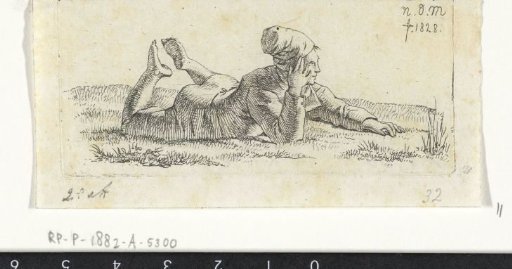 Reclining boy
