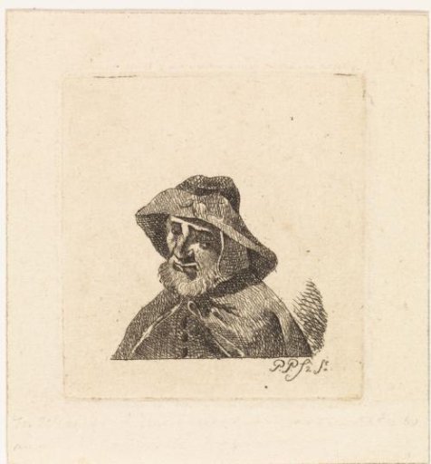 Old man with fisherman's hat