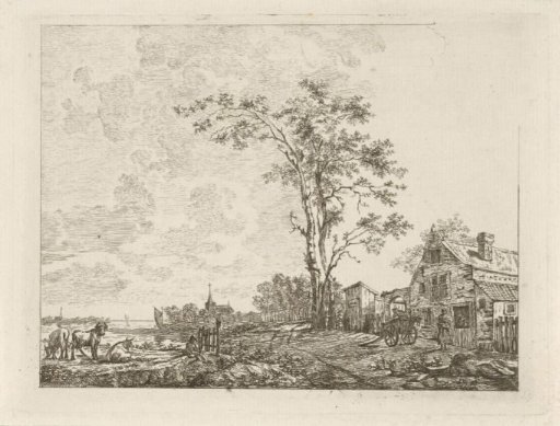 Landscape with a House by a River