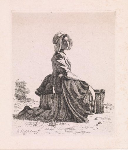 Kneeling Farmer's Wife