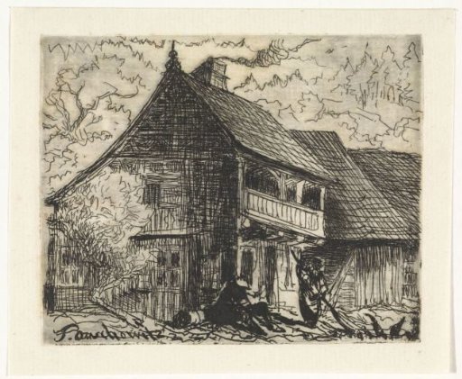 Cottage at Auschowitz in Bohemia