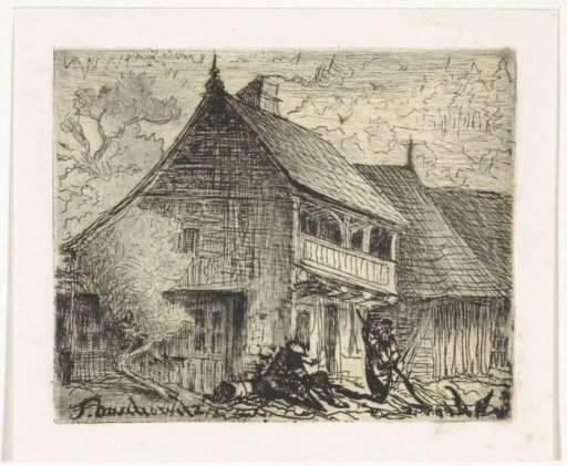 Cottage at Auschowitz in Bohemia