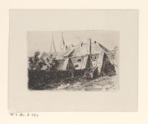 Houses by a City Wall