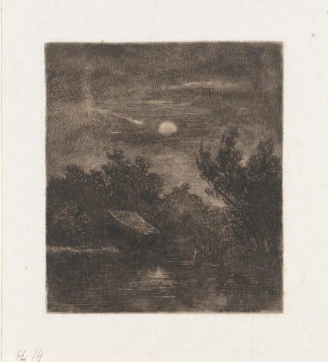 Fishermen by moonlight