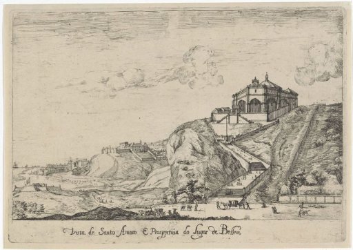View of the church of Santo Amaro in Lisbon