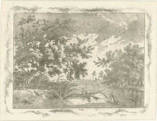 Landscape with two fishermen