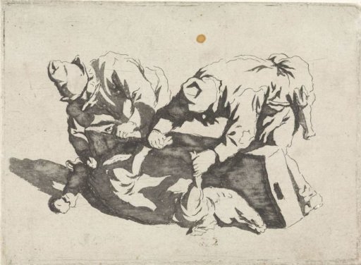 Men with a Boar