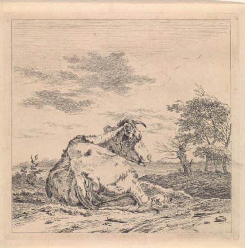 Landscape with a Lying Cow