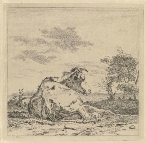 Landscape with a Lying Cow