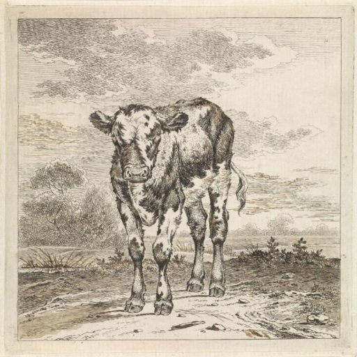 Landscape with a Calf