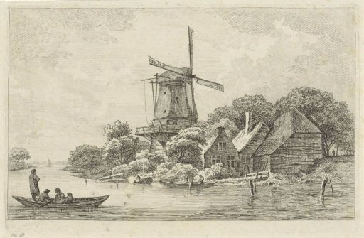 Landscape with mill