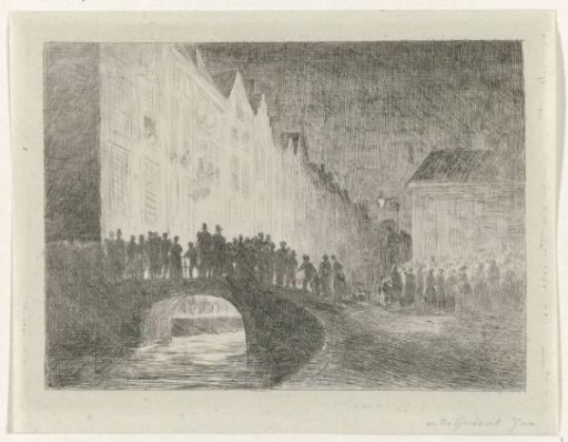 Fire in Delft, 1847