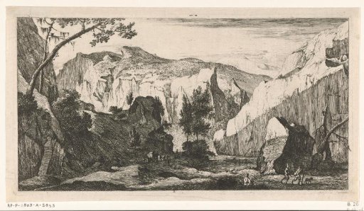 Mountain Landscape with Rocks