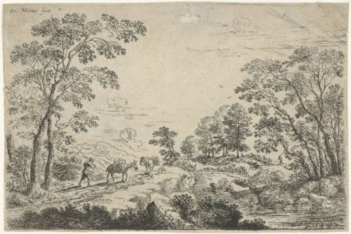 Landscape with a Muleteer