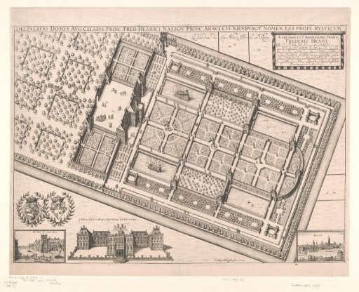 House ter Nieuburch with orchard and garden