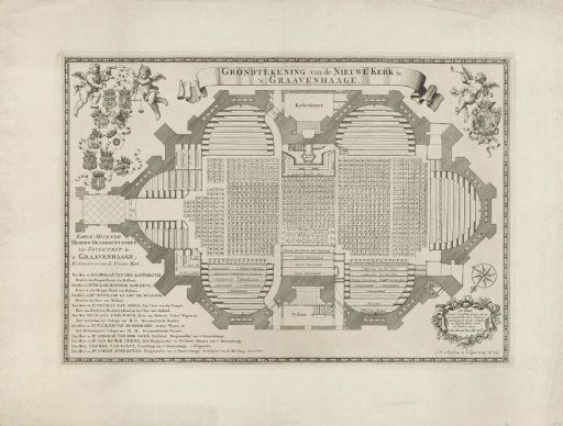 Plan of the New Church in The Hague