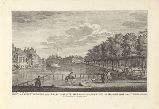 View of the Hofvijver in The Hague