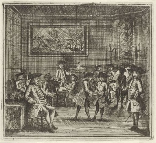 Interior with Smoking Gentlemen