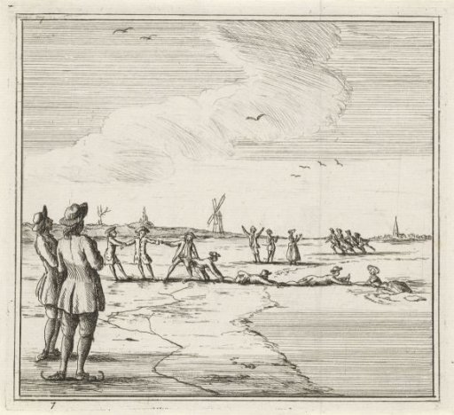 Winter Landscape with Skaters