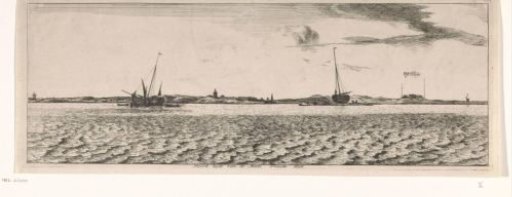 View of a Post House on the Bank of the Maas