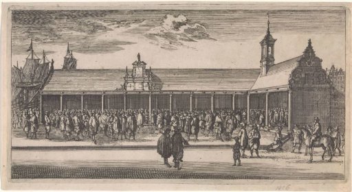 View of the Exchange in Rotterdam