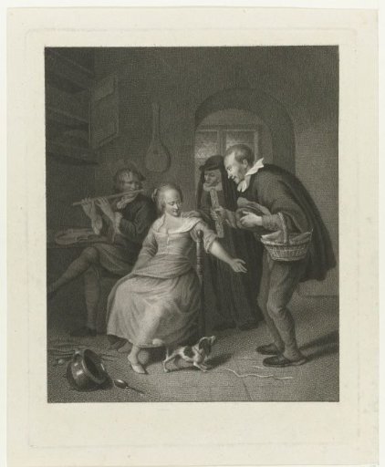 Young Man Offers a Girl a Cake