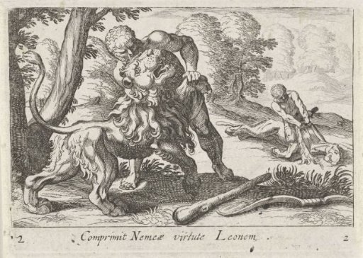 Hercules in Combat with the Nemean Lion