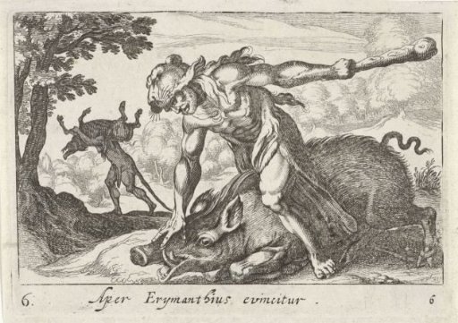 Hercules Catches the Boar of Erymanthus