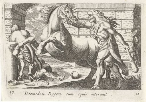 Hercules Tames the Horses of Diomedes