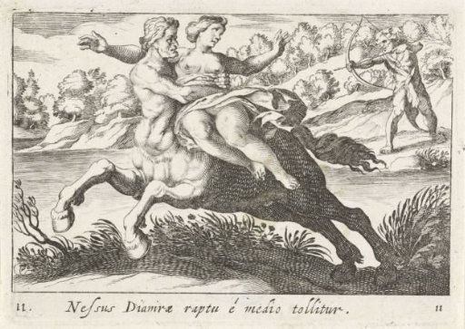 Nessus Attempts to Carry Off Deianira
