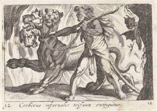 Hercules Catches Cerberus