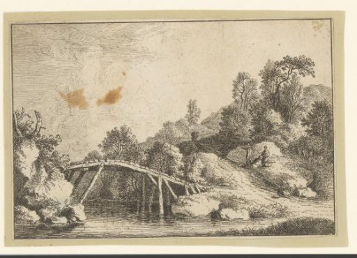 Landscape with a Wooden Bridge