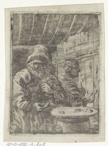 Peasant by a Barrel