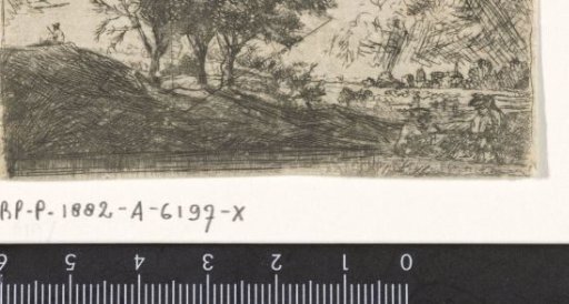 Landscape with Three Trees on a Hill