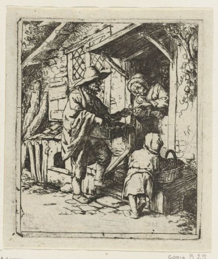 Spectacle Seller with an Old Woman