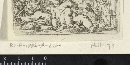 Two children with cannons
