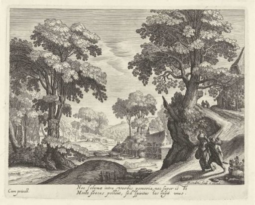 Landscape with a Peasant Couple on a Country Road